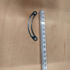 16 strip met sleufgaten gebogen